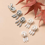 925 Silver Bohemia Beading Dream Catcher Charms Pendants