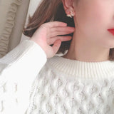 925 Silver Boho Hollow Butterfly Earrings Small Casual Jewelry