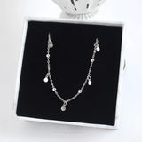 925 Silver Bohemian Round Pendant Necklace For Women