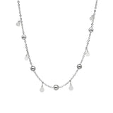 925 Silver Bohemian Round Pendant Necklace For Women