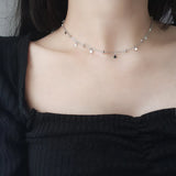 925 Silver Bohemian Round Pendant Necklace For Women