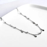 925 Silver Bohemian Round Pendant Necklace For Women