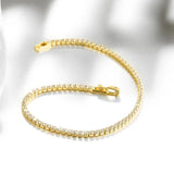 925 Silver Tennis Bracelet 2.5MM Zirconia Anniversary Gift