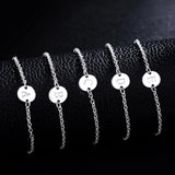 925 Silver Bracelet 26 Letters Charm Jewelry Wedding Gift