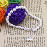 925 Silver Bracelet Frosted Bead 5MM Women's Charm Jewelry