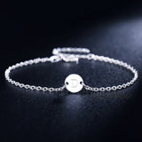 925 Sterling Silver 26 Letter Bracelet for Women