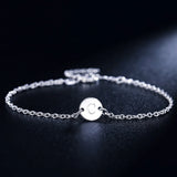 925 Sterling Silver 26 Letter Bracelet for Women