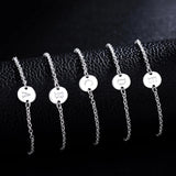 925 Sterling Silver 26 Letter Bracelet for Women