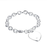 925 Sterling Silver 8-Inch Bracelet Women Gift