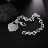 925 Sterling Silver 8-Inch Bracelet Women Gift