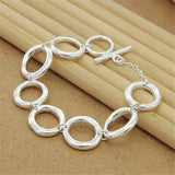 925 Sterling Silver Bracelet Women's Jewelry Party Engagement Gift
