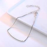 925 Silver Cross Tube Bracelet Chain