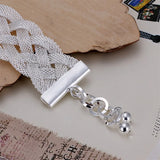 925 Silver Bracelet Women's Wedding Party Chain