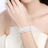 925 Silver Bracelet Women's Wedding Party Chain