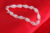 925 Silver Bracelet Ball Flower Bracelet Woman Jewelry Gift