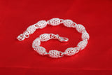 925 Silver Bracelet Ball Flower Bracelet Woman Jewelry Gift