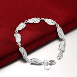 925 Silver Bracelet For Women Unisex Shoes Jewelry Wedding Gift