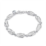 925 Silver Bracelet For Women Unisex Shoes Jewelry Wedding Gift