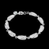 925 Silver Bracelet For Women Unisex Shoes Jewelry Wedding Gift