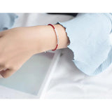925 Silver Lucky Red Thread Rope Chain Bracelet for Women