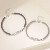 925 Silver Bracelet Forever Glossy Braided Bangles for Women