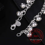 925 Silver Bracelet with Jingle Bells Charm