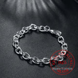 925 Silver Charm Bracelet for Men & Women
