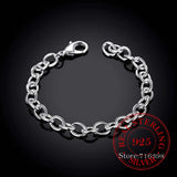 925 Silver Charm Bracelet for Men & Women