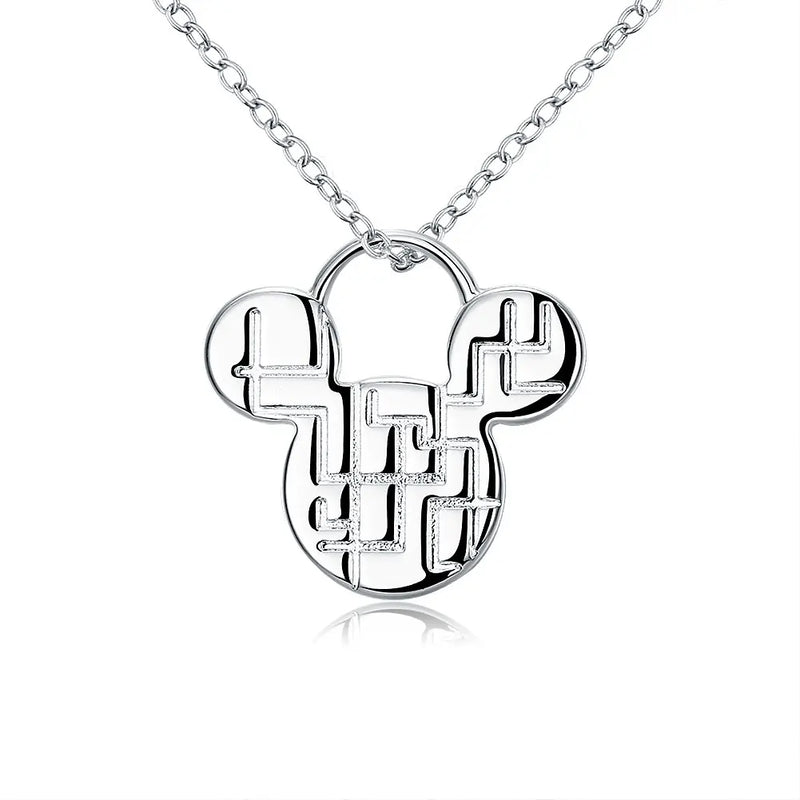 925 Silver Bracelet Mickey Hands Wedding Glamour Jewelry Gift