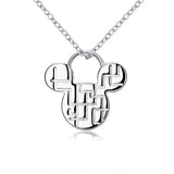 925 Silver Bracelet Mickey Hands Wedding Glamour Jewelry Gift