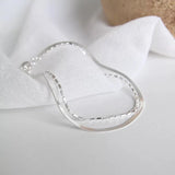 925 Sterling Silver Double-Layer Bead Chain Bracelet for Women