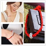 925 Silver Red String Zodiac Bracelet