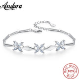 925 Silver Dolphin Amethyst Bracelet Women Engagement Charm Jewelry