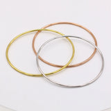 925 Sterling Silver Bracelet Women's Solid Silver Three Circles Lady Jewelery