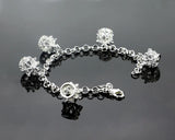 925 Sterling Silver Bracelet crown Sterling Silver retro bracelet