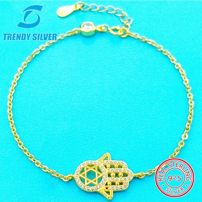 925 Silver Bracelet for Girls Fall/Winter Advanced Gift