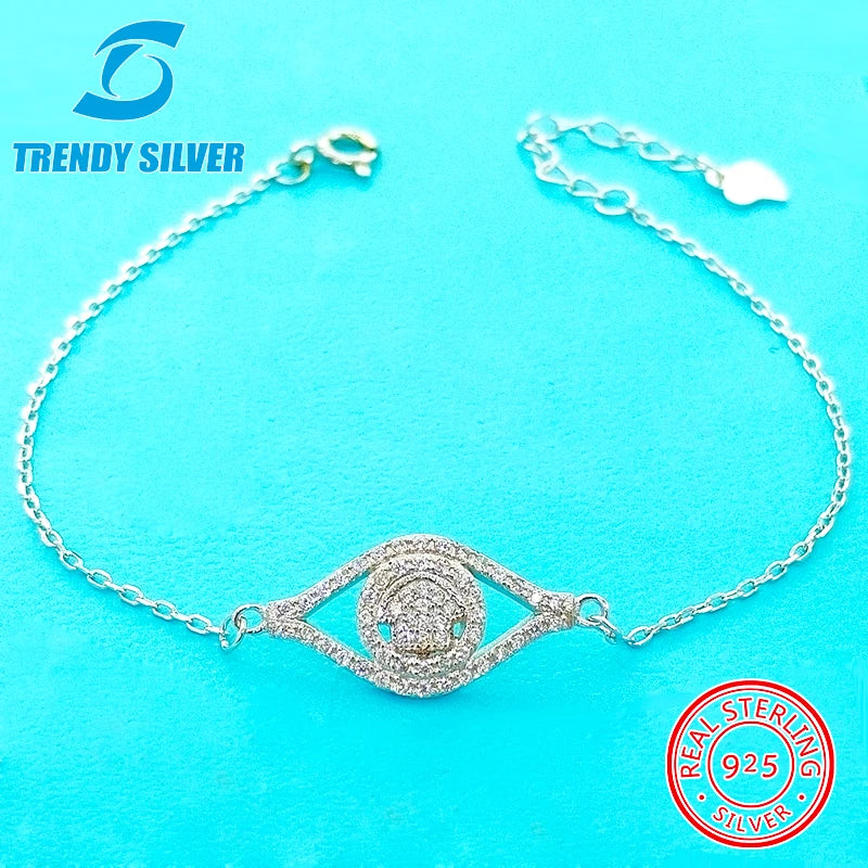 925 Silver Bracelet for Girls, Fall/Winter Light Advanced Gift