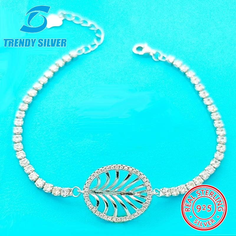 925 Silver Bracelet Girls Fall/Winter Light Gift