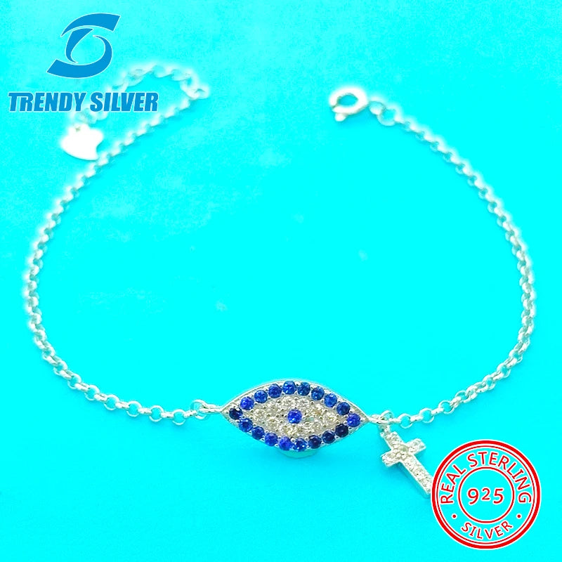 925 Silver Bracelet for Girls Fall/Winter Light Advanced Gift