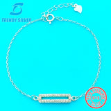 925 Silver Bracelet Girls Fall/Winter Light Advanced Gift