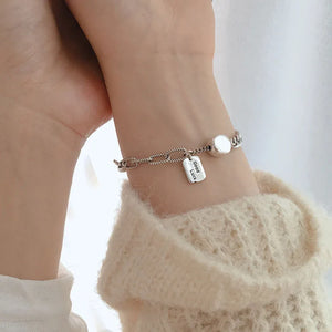 925 Silver Charm Bracelet Women's Jewelry Gift
