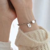 925 Silver Charm Bracelet Women's Jewelry Gift