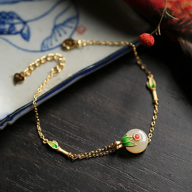 925 Silver Women's Bracelet Retro Style High Sense