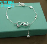 925 Silver Bracelets 6MM Charm Chain Sterling Silver Jewelry Men's & Women's