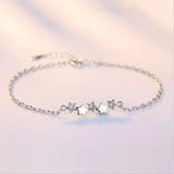 925 Silver Bracelet Lovely Star S-B113