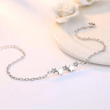 925 Silver Bracelet Lovely Star S-B113