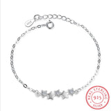 925 Silver Bracelet Lovely Star S-B113