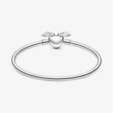 925 Silver Heart Charm Bracelet Women