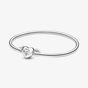 925 Silver Heart Charm Bracelet Women