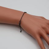 925 Silver Moonstone Branch Charm Bracelet Adjustable Chain Gift Jewelry